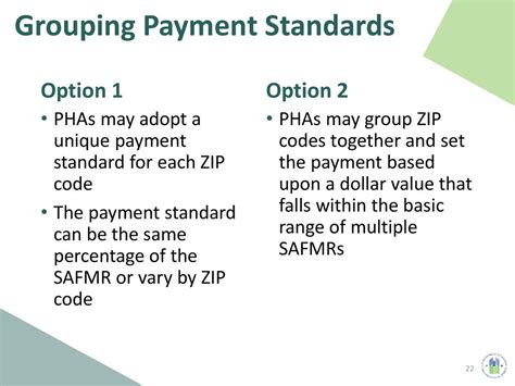 Both types of FMR are calculated annually by HUD and are adjusted for cost of living increases. . Safmr payment standards by zip code